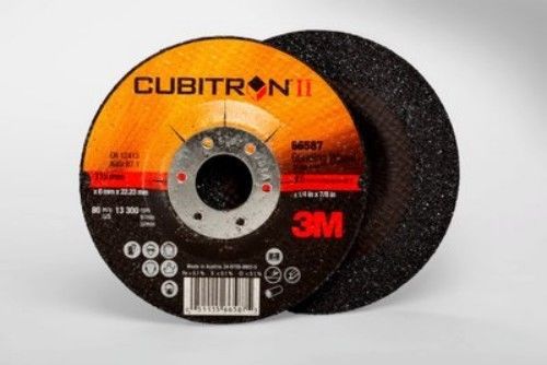 3M Cubitron II Depressed Center Grinding Wheels 4.5&#034; x 1/4&#034; x 7/8&#034; Qty20  66587