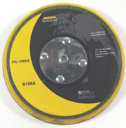 MIRKA 105SG 5IN DIAX 5/16 THREAD ARBOR 13000RPM BACK UP PAD SANDING DISK