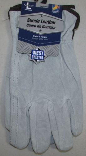 WEST CHESTER SUEDE LEATHER FARM &amp; RANCH GLOVES LG DOZEN