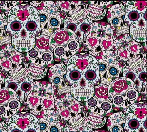 Sugar Skulls Hydrographic Film (19&#034;X120&#034;)