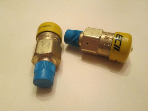 TWO NEW REGO 3127L BRASS HYDROS LP-GAS RELIEF VALVES