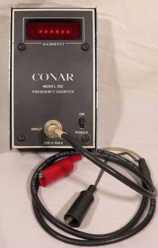 Conar model 202 frequency counter vintage for sale