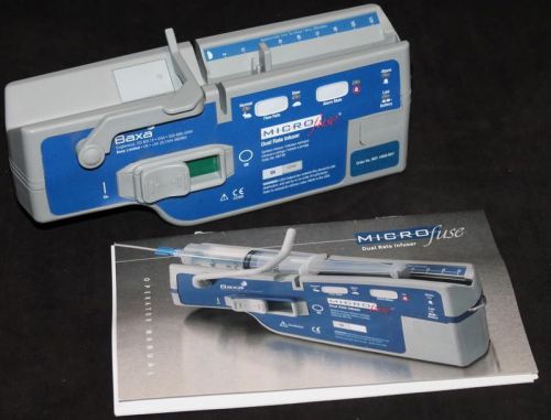 Baxa Microfuse Dual Rapid Rate Infusion Pump Parts Repair Free Shipping!