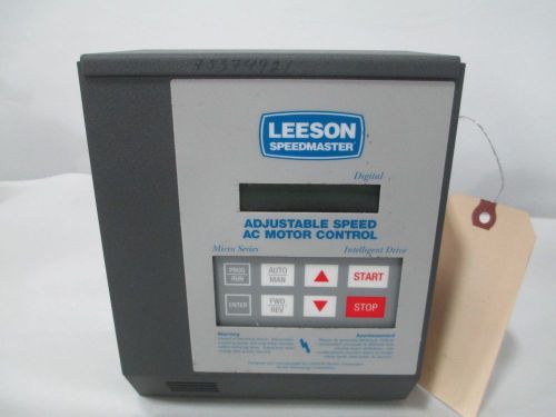 NEW LEESON 174921 SPEEDMASTER ADJUSTABLE SPEED AC 2HP MOTOR DRIVE D271305