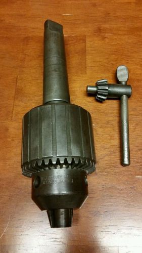 Jacobs 18N Super Chuck 1/8&#034;-3/4&#034; w/#4MT Morse Taper to #4JT Jacobs Taper w/Key