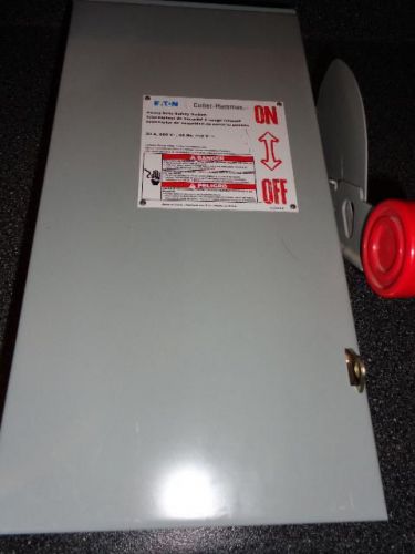 Epson Cutler Hammer Heavy Duty Safety Switch Disconnect Box 30 AMP DH361URK