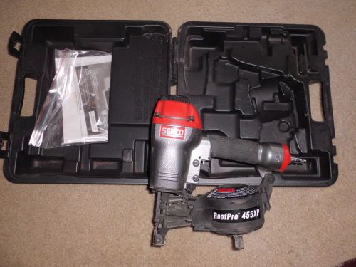 Senco Roofpro 455xp Coil Roofing Nailer Air Tool/Case