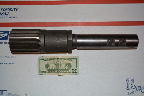 HUDE SHELL REAMER NATIONAL BISON SHAFT 3-1/4 OD 2&#034; SHAFT 1-3/4 ARBOR 16 OAL