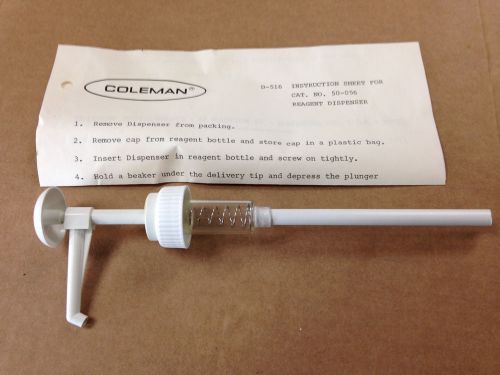 Vintage Coleman Reagent Dispenser 50-056 new