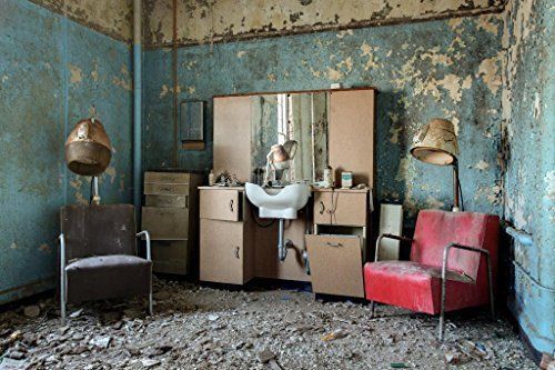 12 x 18 in. raymond ciborowski blue salon for sale