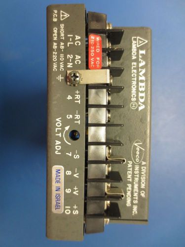 LAMBDA, LRS-53M-15 , REGULATED POWER SUPPLY IN:85-132V 47-63HZ OUT:15V ( NEW )
