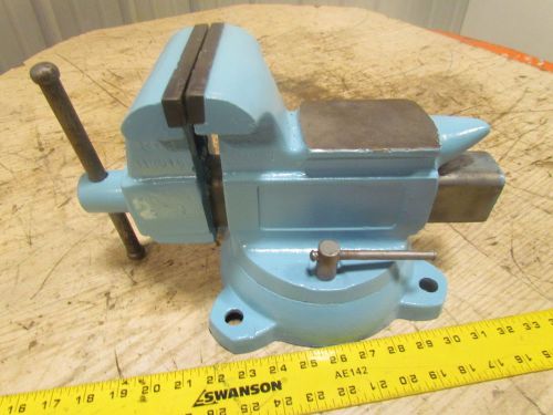 5&#034; jaw machnics bench vise opens to 3&#034; swivel base for sale