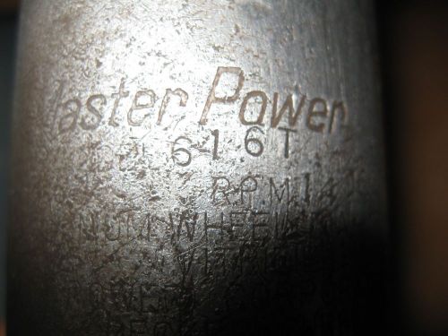 VINTAGE MASTER POWER 64 6T DIE GRINDER, UNTESTED