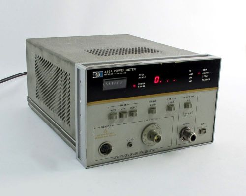 HP / Agilent 436A Power Meter 100KHz - 110GHz w/ Option 022