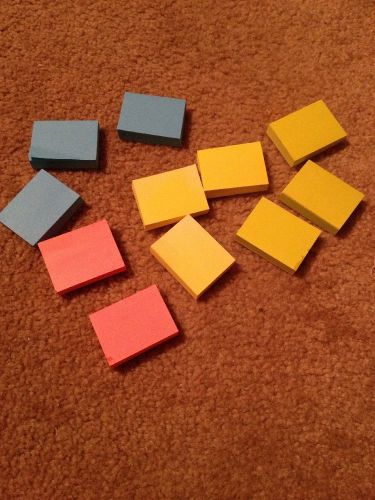 Set Of 11 Mini Post It Pads