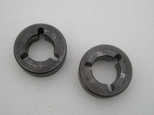 *MILLER* ~60 Series~ Wire Feeder Drive Rolls  { .045&#034;/ 1.2 mm} ~Flux cored?~