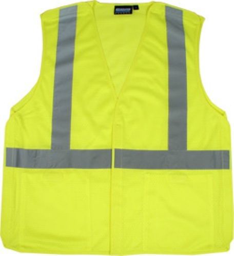 Erb class 2  lime mesh safety vest break-away  m-5x nice! ansi/isea approved for sale