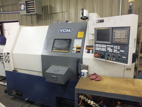 2006 ycm gt-250ma cnc lathe w/live tools &amp; 3 axis fanuc txp 200e control, for sale