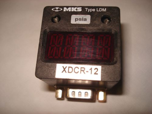 MKS LDM-B12PA2CC1 LOCAL DISPLAY MODULE READOUT FOR BARATRON PRESSURE GAUGE