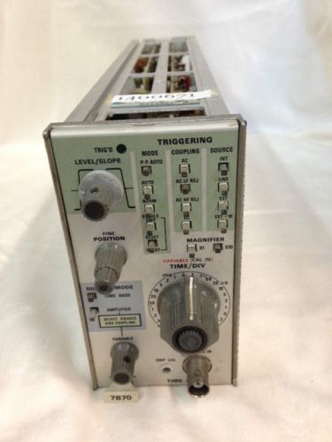 TEKTRONIX 7000-SERIES OSCILLOSCOPE PLUG-IN 7B70 SN B215687 WCID 1400671