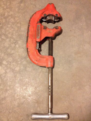 Ridgid Pipe Cutter , Heavy Duty, No 44-S  2 1/2&#034;-4&#034;. Four Wheeler, Good Used!!