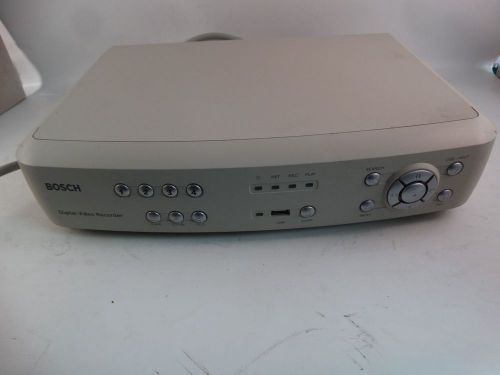 Bosch 4 Channel DVR4C1081 Digital Video Recorder 80GB Free USA Shiping 100-240V