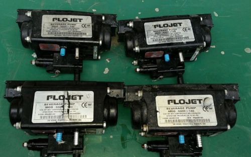 Lot of 4 Flojet Syrup Pump Model N5000-140