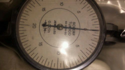 DIAL TEST INDICATOR  SCHERR TUMICO   FULLY JEWELED .04 RANGE X 001&#034; NEVER USED