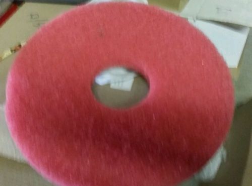 3M 5100 Red Buffer Pads - 13&#034; - 5 Pack - Floor Scrubbing Polishing Cleaning NEW!