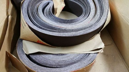 45 3M 241D Three-M-Ite Sanding Cloth Belts Filmlok 3&#034; x 168&#034; Grade 80X 25479