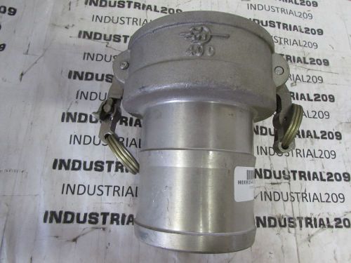 PT COUPLER , HOSE 4&#039;&#039; SHANK ALUM.  NEW SURPLUS