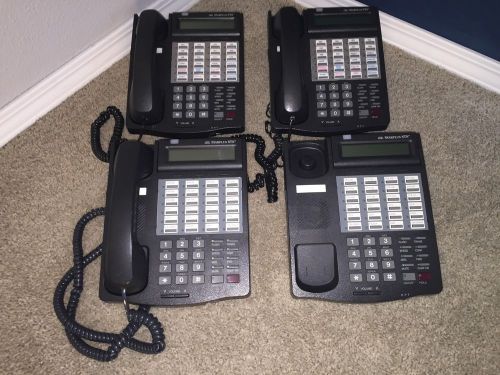 Lot of Four 4 Vodavi 3515-71 Starplus STS STSe Charcoal 24 Button telephone sets