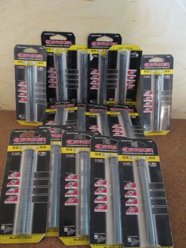 New Striker Dura Lead NOS Striker Mechanical Carpenter Pencils Lot 15 packs  