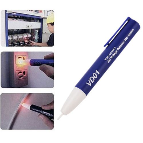 AC Electric Voltage Power Detector Sensor Non-Contact Tester Pen w/ LED 90~1000V