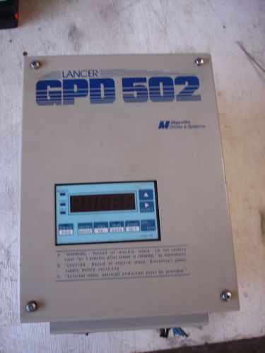 MAGNETEK MODEL IL706 LANCER GPD502 DRIVES &amp; SYSTEMS USED &#034;UNTESTED&#034;