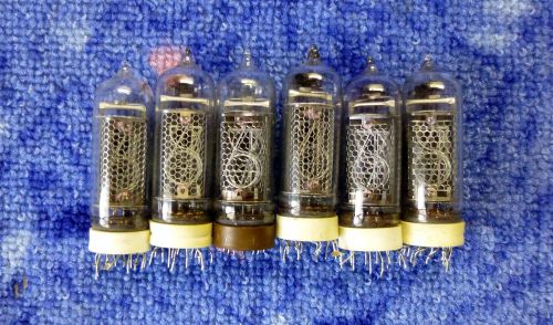 Nixie tube IN-14 IN14 used tested  for digital devices clock 6 pcs+bonus K155ID1