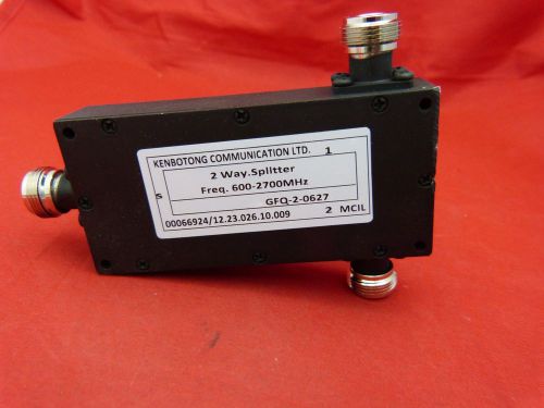 KENBOTONG 2 Way Splitter Freq. 600-2700 MHz GFQ-2-0627 N-female type