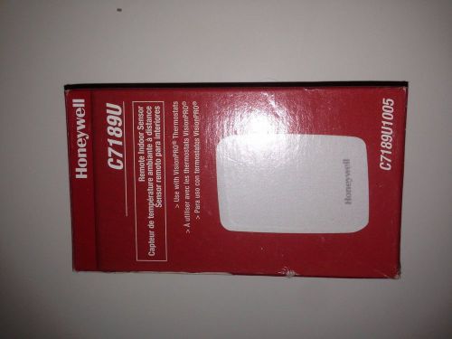 NEW Honeywell  C7189U White Indoor Remote Temperature Sensor C7189U1005