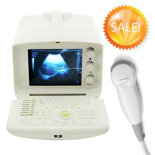 Veterinary Portable Digital Ultrasound Scanner Machine 5.0 Micro-Convex Probe 3D