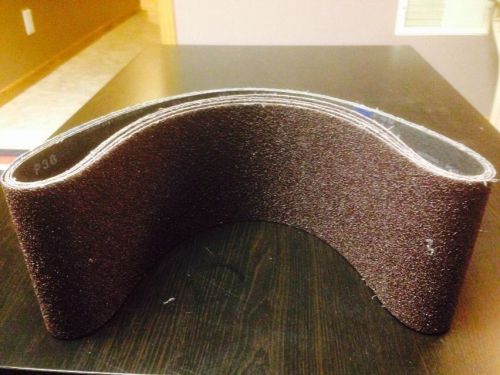 6&#034; x 48&#034; AO Sanding Belt 36 Grit (4pcs)