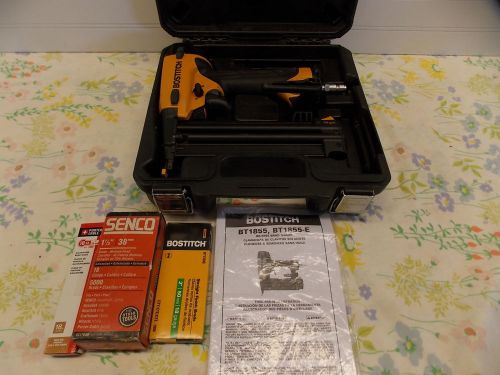 Bostitch bt1855 18 ga brad nailer air oil free kit finish nails for sale