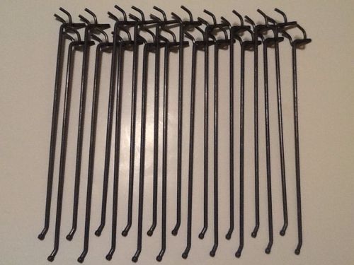 20 New 10&#034;  PEG BOARD METAL HOOKS w/ BALL TIP Workshop Hanger TACKLE DISPLAY