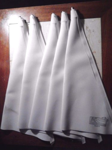 ( 5 ) Kraft Tool Heavy-Duty Vinyl Grout Bag w/ 3/8&#034; Metal Tip WL013