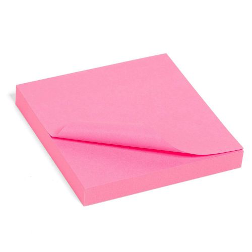 Post-it Classic Fuchsia Note 7.6cm x 7.6cm Self Adhesive Pads 100 sheets