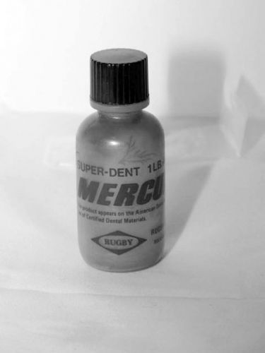 1 LB RUGBY DENTAL MERCURY TRIPLE DISTILLED (UNOPENED BOTTLE)