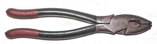 LINEMAN&#039;S HEAVY DUTY WIRE CUTTERS W/ HEAVY DUTY RUBBER GRIPS BY M. KEIN &amp; SONS