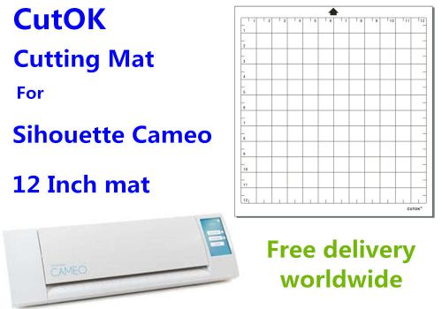 CUTOK Graphtec Silhouette Cameo Replacement Cutting Mat 12&#034; x 12&#034;  Vinyl cutter