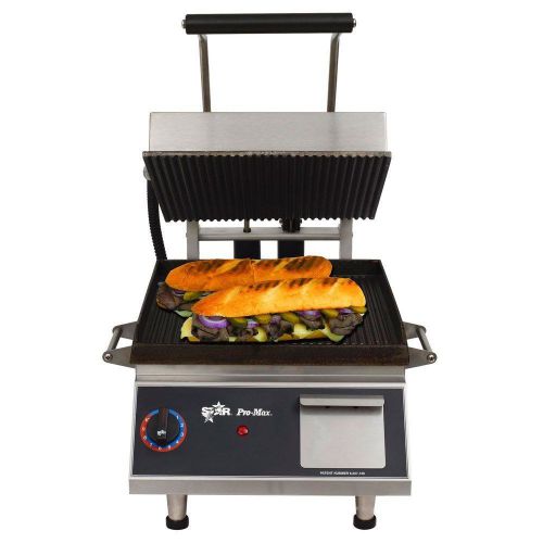 Star CG14IB Panini Grill Commercial Restaurant Heavy Duty 120 Volt 14x14&#034; Austin