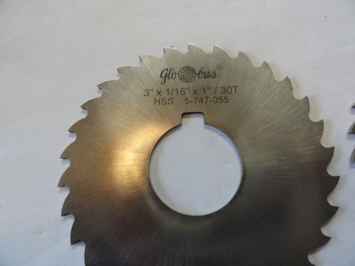 1/16&#034; X 3&#034; X 1&#034; Arbor Globus Slitting Saw, 5-747-055