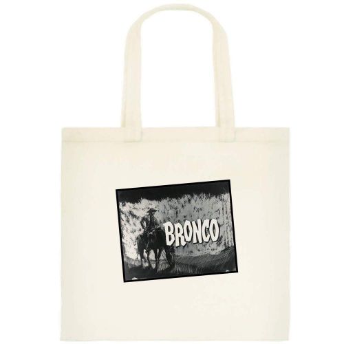 BRONCO TOTE BAG. BEACH BAG. SHOPPING BAG. TY HARDIN.